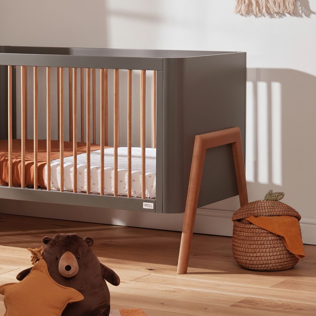 Torsten Cot Bed Grey Teak