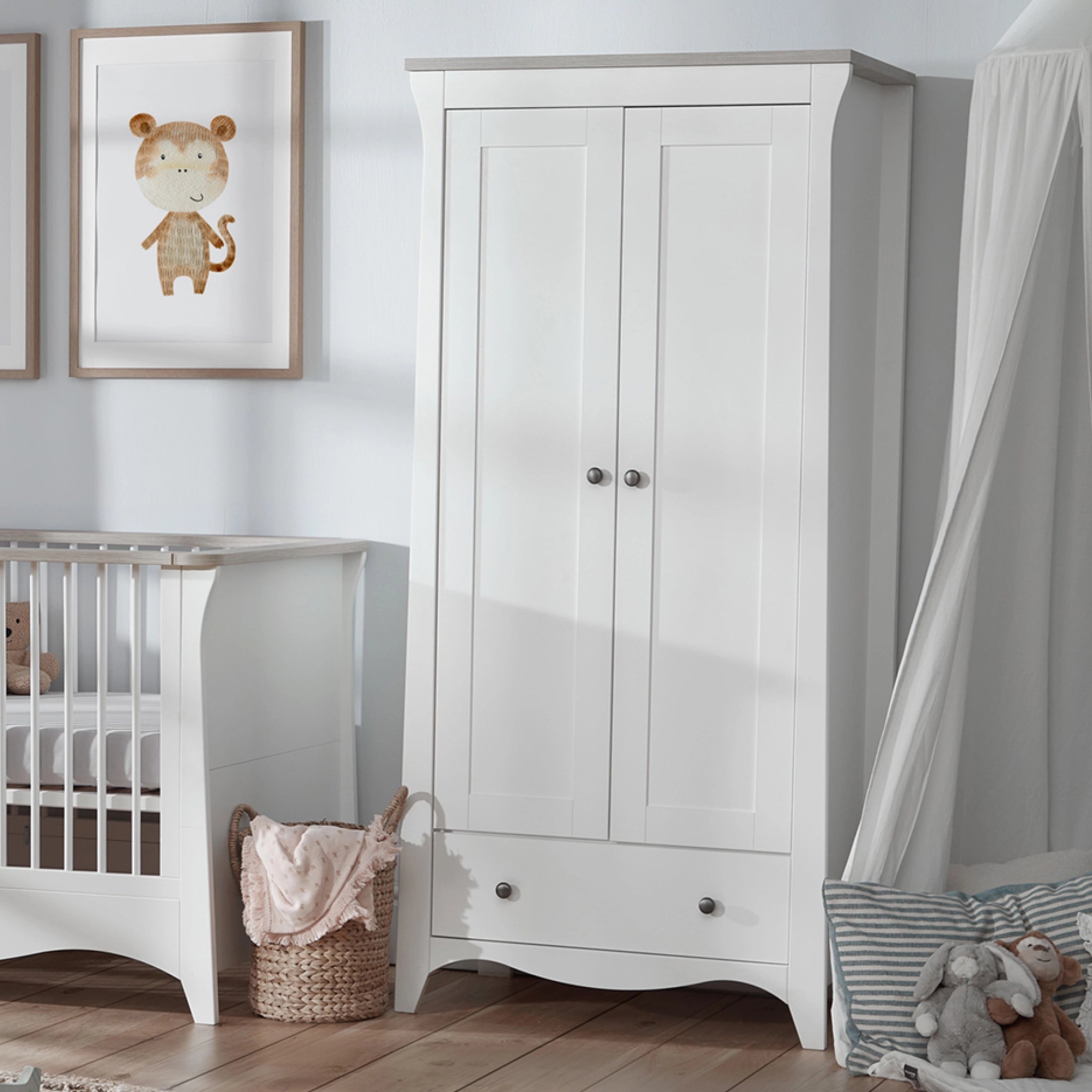 Clara 3 Piece Nursery Furniture Set Cot Bed Sets CuddleCo