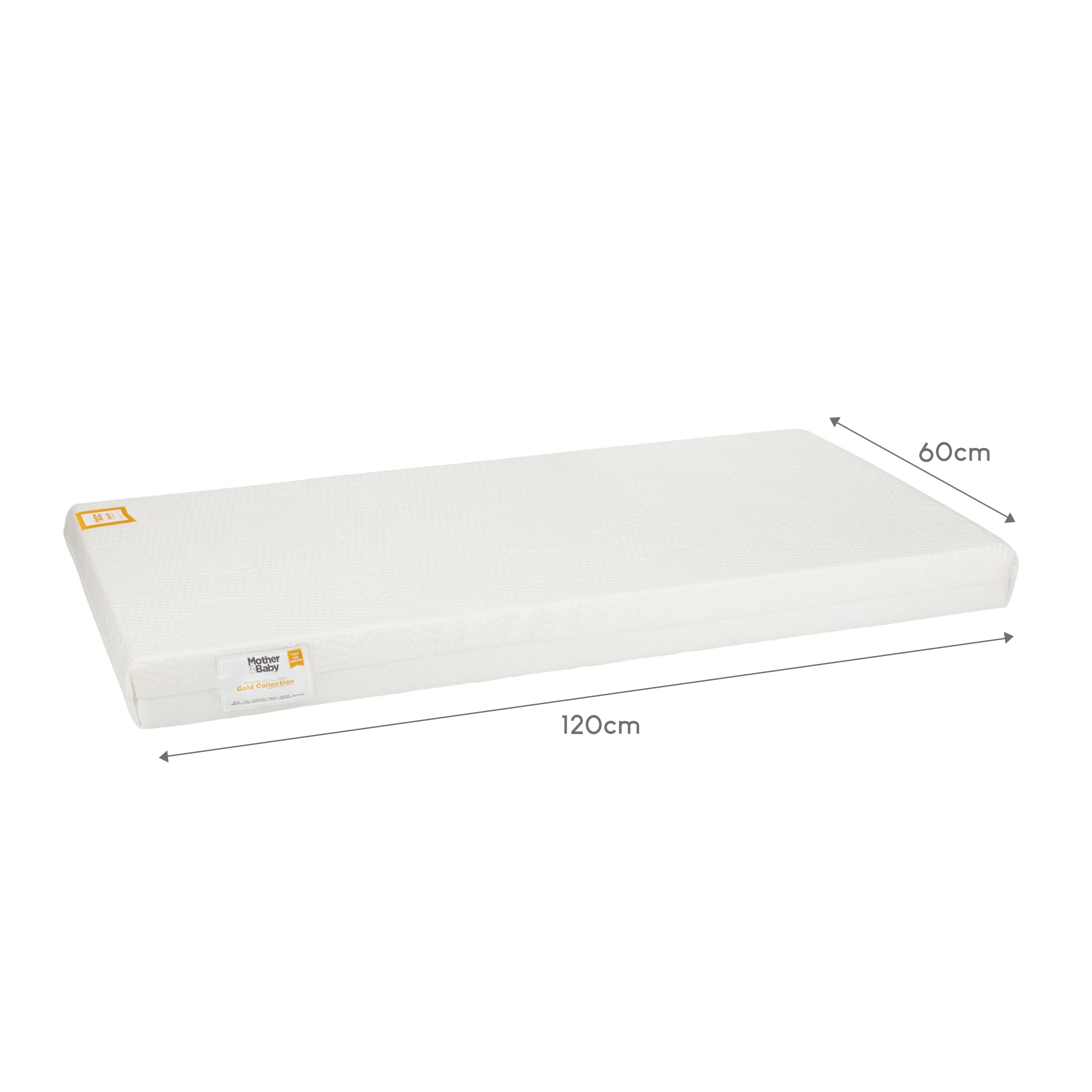 Mother&Baby First Gold Anti-Allergy Foam Cot Mattress 120 x 60cm Mattresses Mother&Baby 