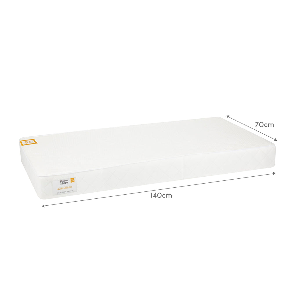 Mother&Baby Rose Gold Anti-Allergy Sprung Cot Bed Mattress 140 x 70cm Mattresses Mother&Baby 