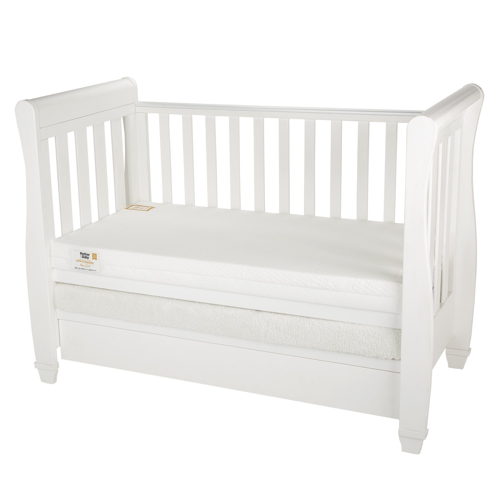 Mother&Baby Rose Gold Anti-Allergy Sprung Cot bed Mattress 140 x 70cm Mother & Baby 