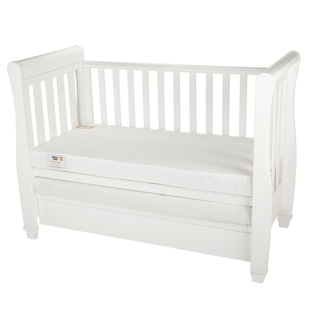 Mother&Baby White Gold Anti-Allergy Pocket Sprung Cot Mattress 120 x 60cm Mother & Baby 