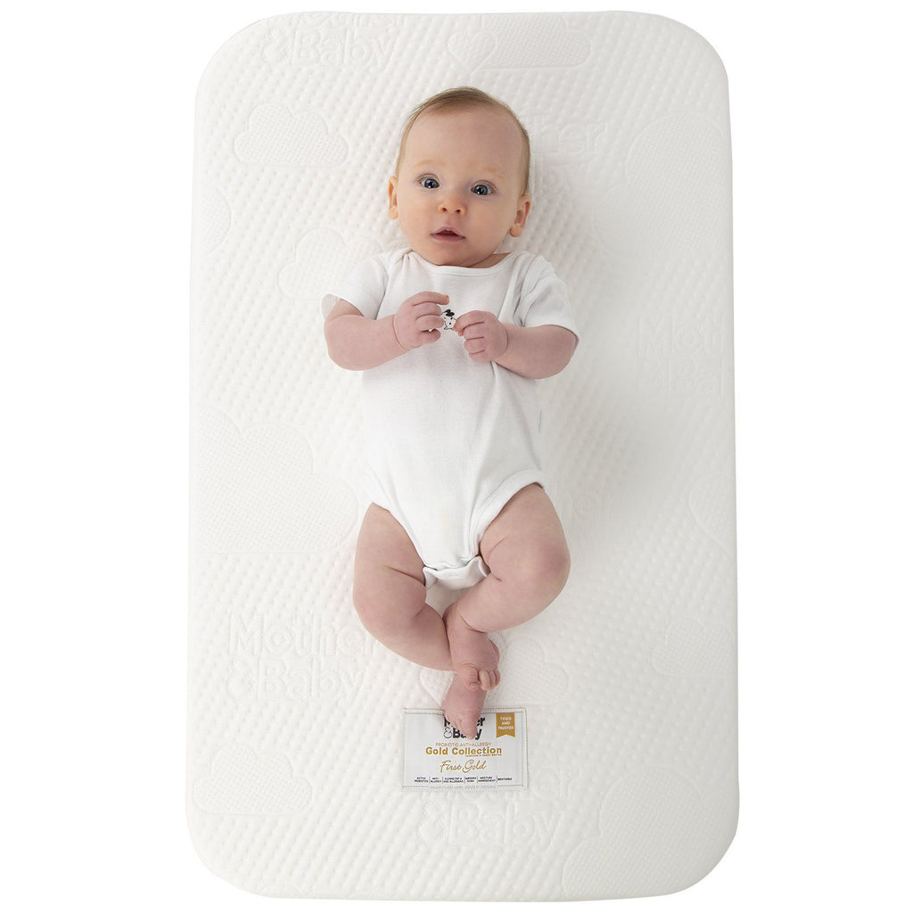 Mother&Baby First Gold Anti-Allergy Foam Co-Sleeper Mattress 83 x 50cm Mother & Baby 