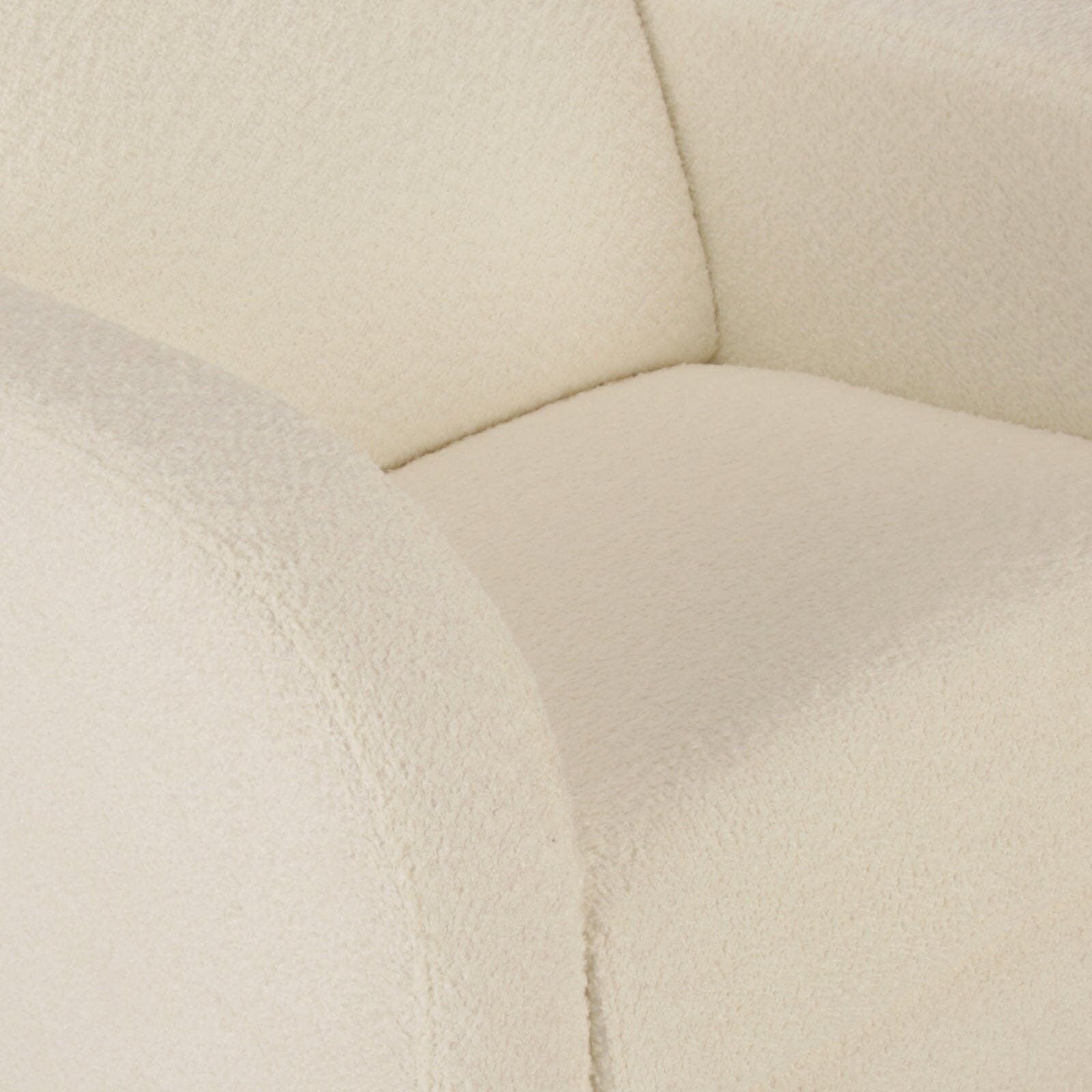 Etta Nursing Chair - Boucle Off White Rocking Chairs CuddleCo 