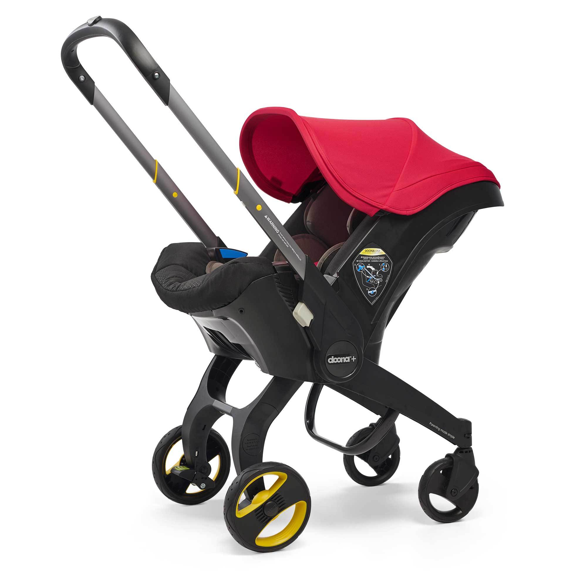 Red infant car seat clearance