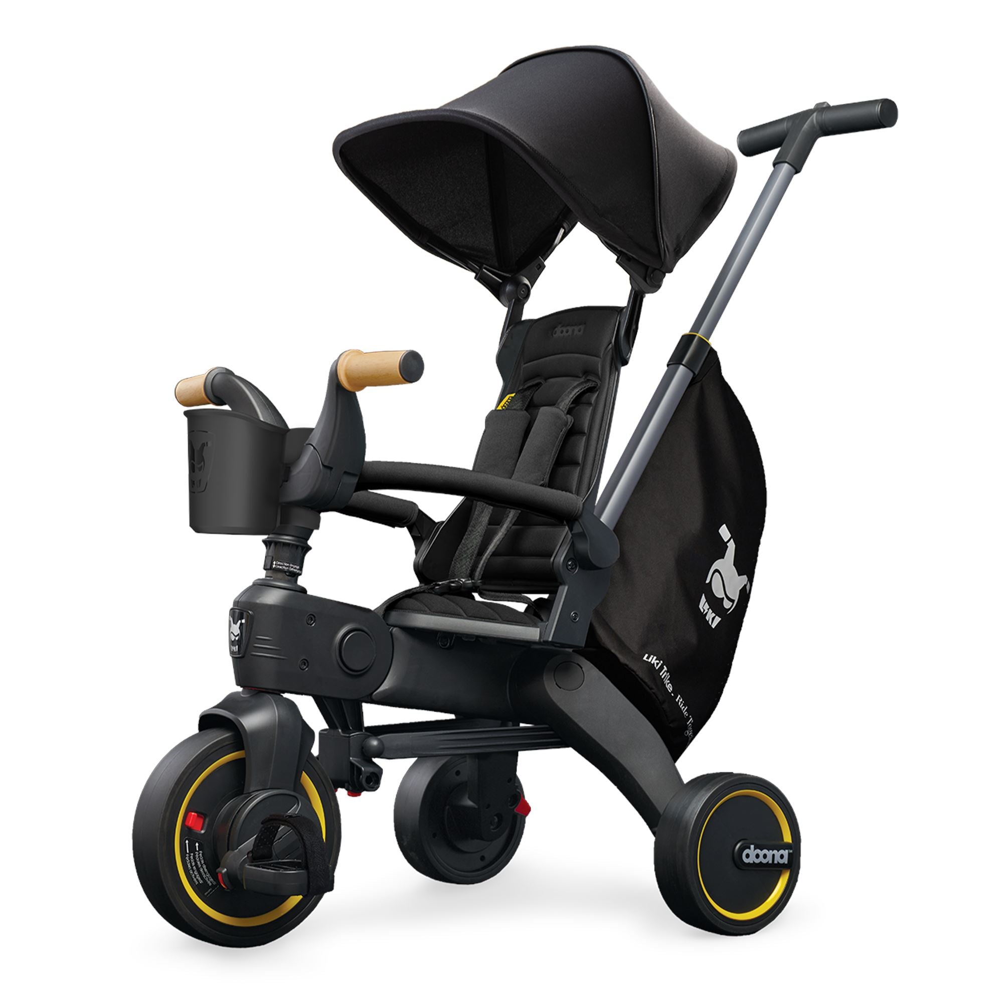 Doona™ Liki Trike S5 - Nitro Black Deluxe Doona 