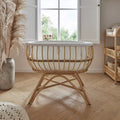 Aria Crib - Rattan Cribs & Toddler Beds CuddleCo 