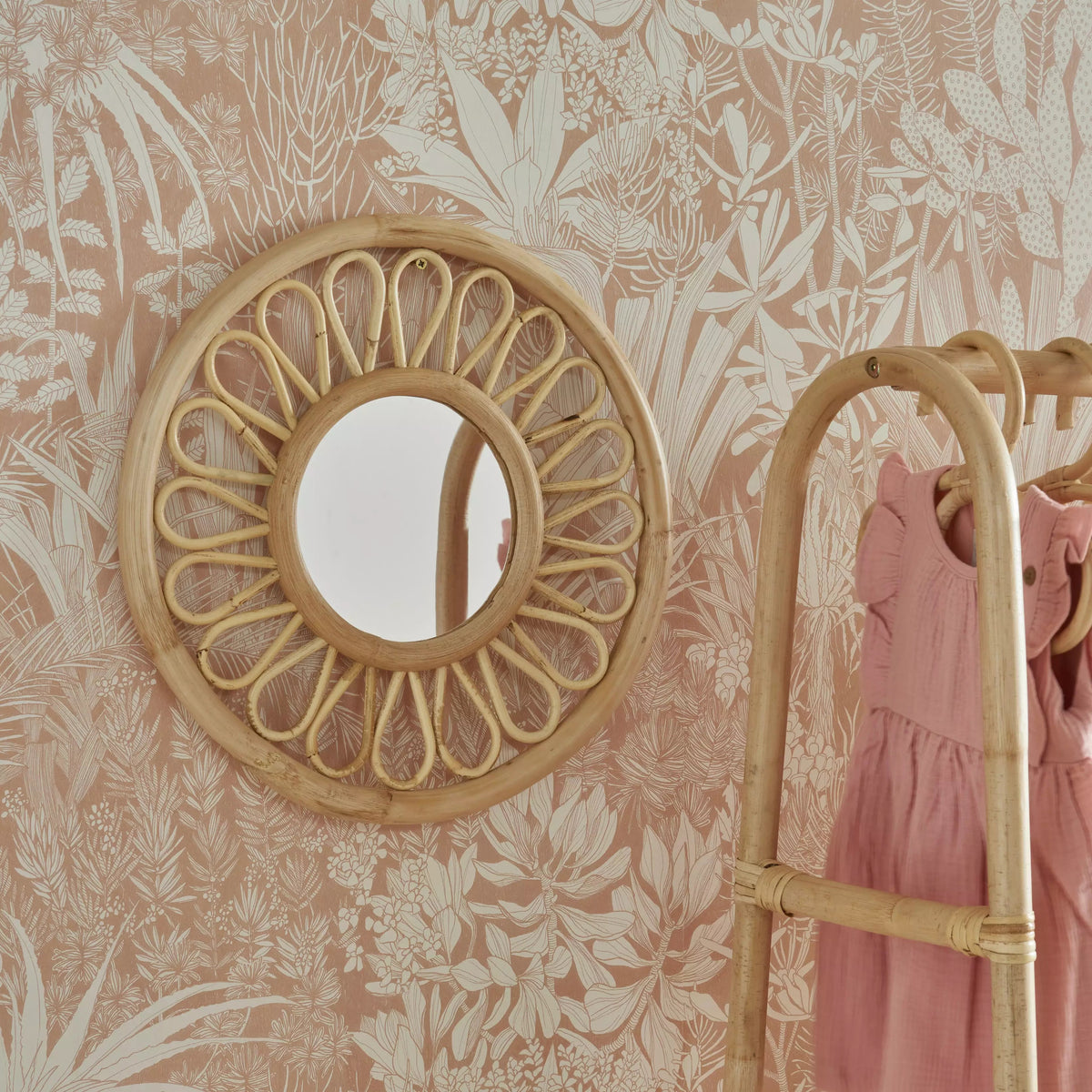 Aria Mirror Rattan