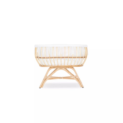 Aria Crib - Rattan Cribs & Toddler Beds CuddleCo 