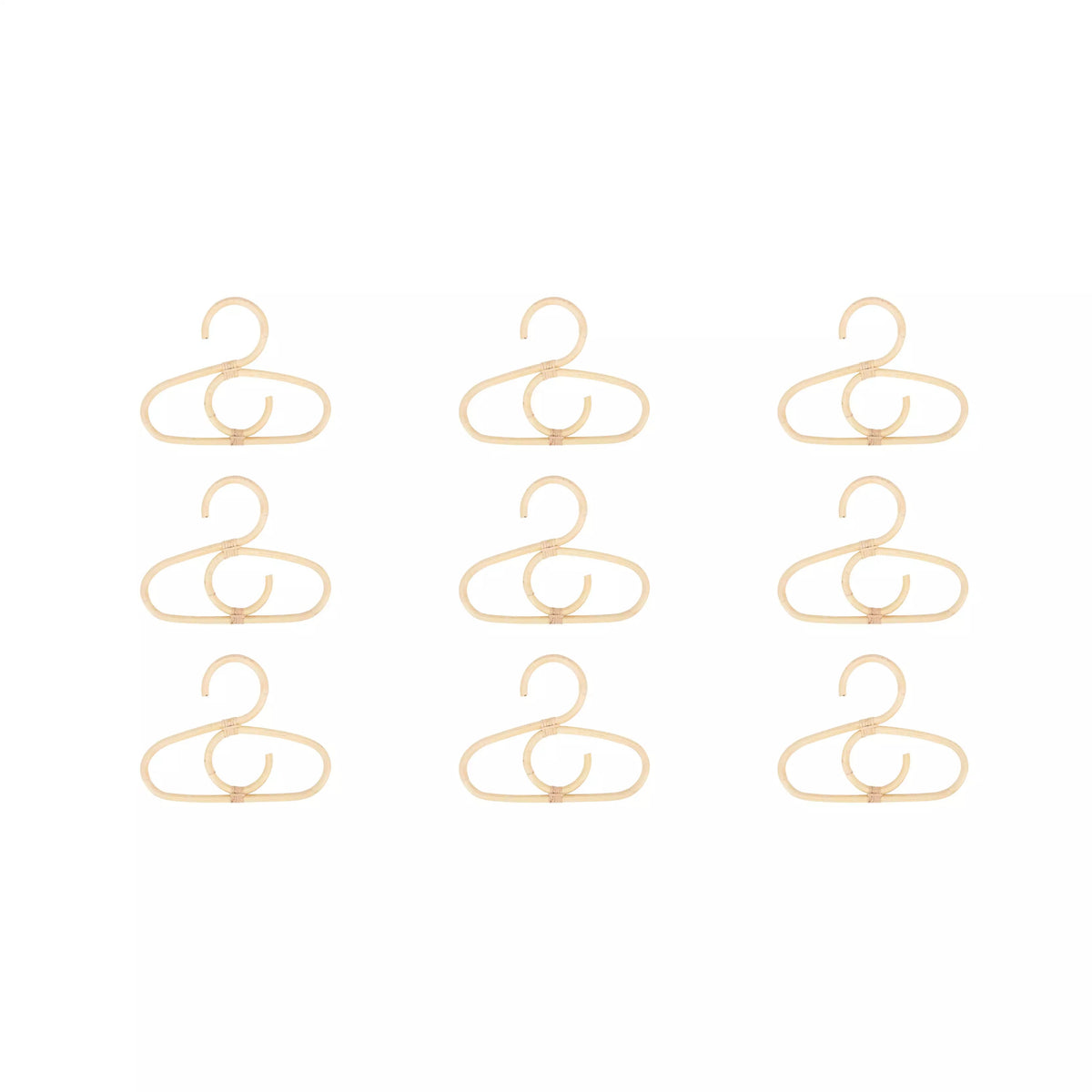 Aria Set 9 Hangers Rattan