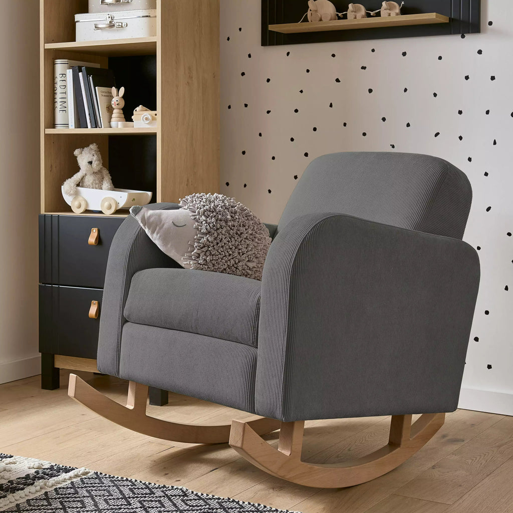 Etta Nursing Chair - Anthracite Rocking Chairs CuddleCo 