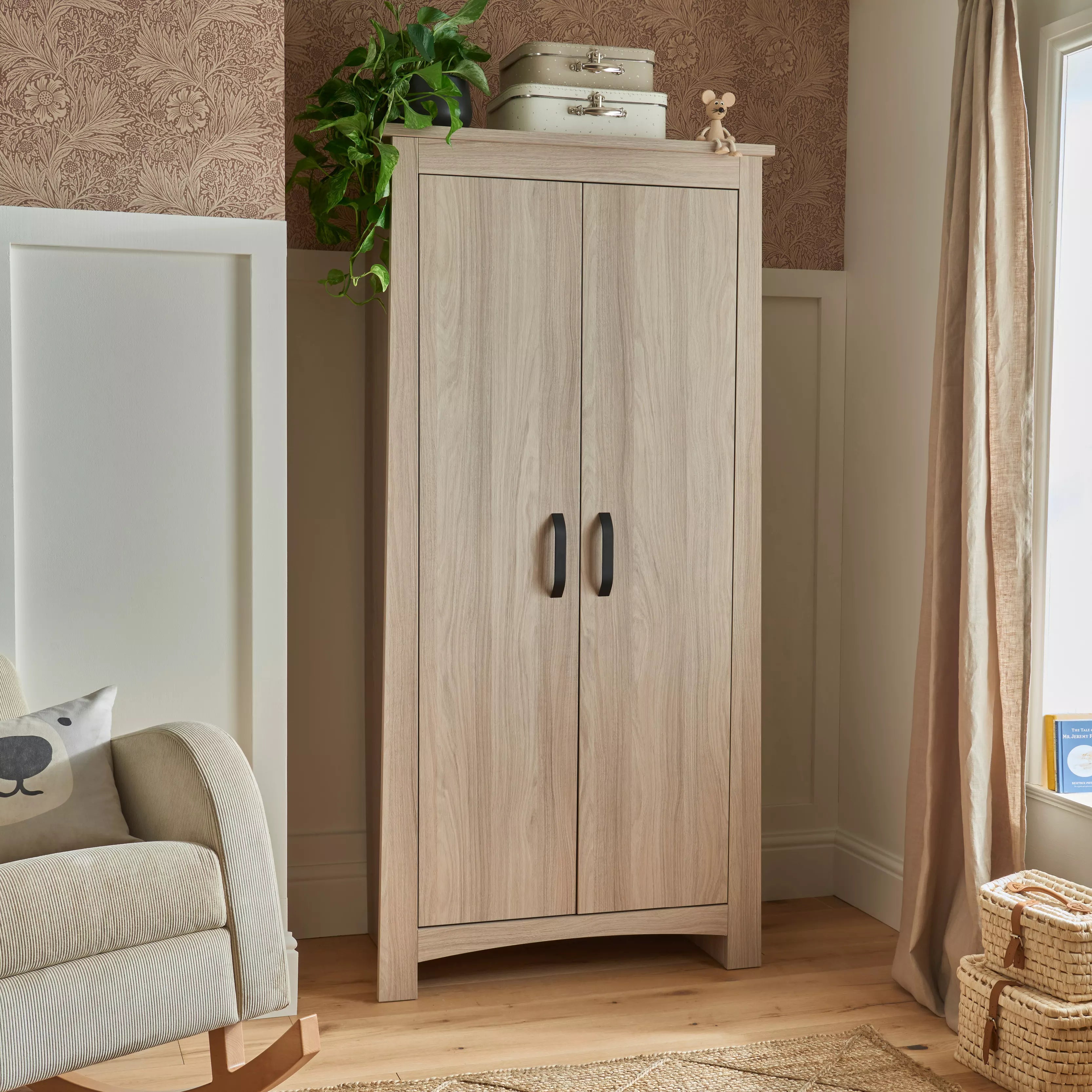 Isla Nursery Wardrobe Ash