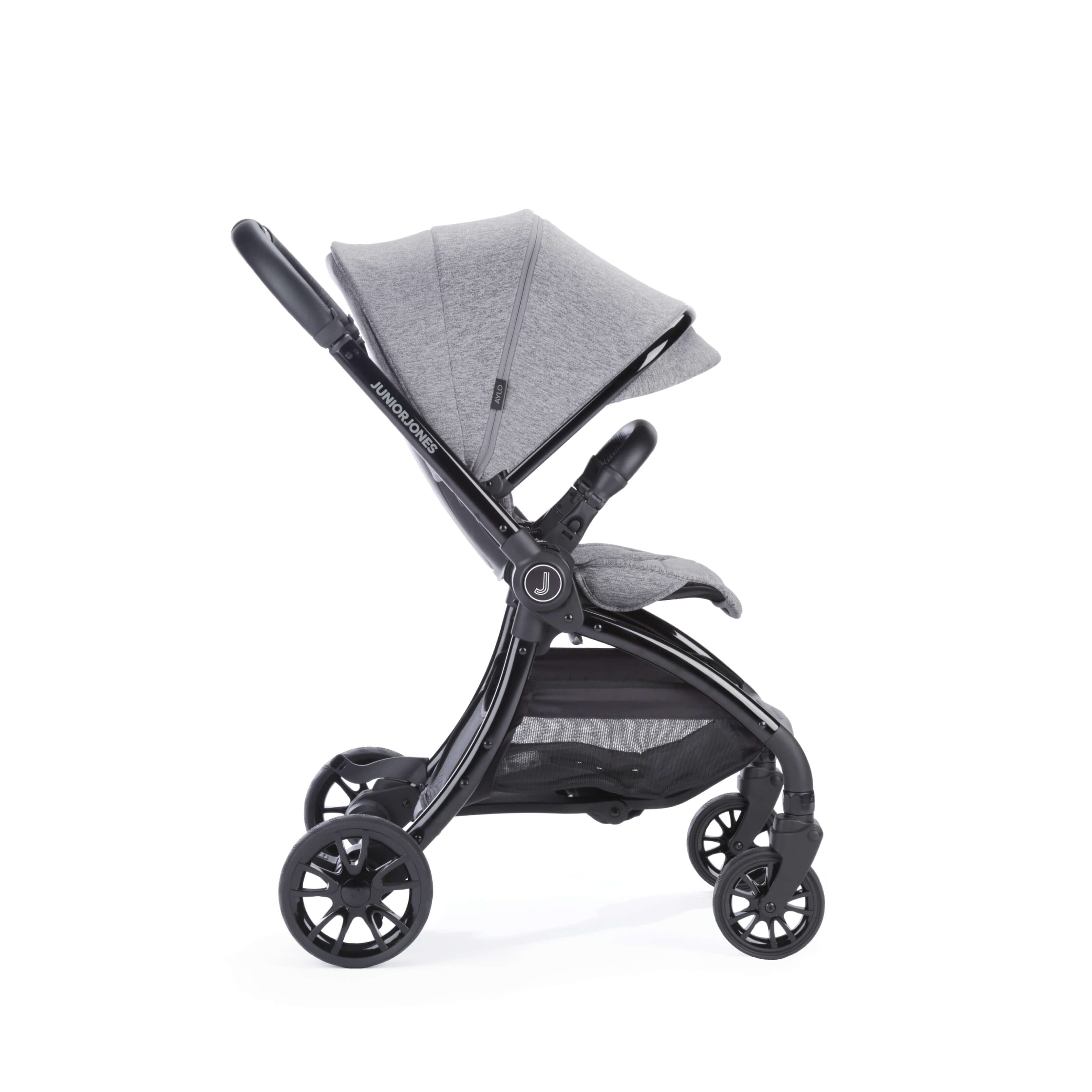 Junior Jones Aylo Grey Marl 7pc Travel System inc Joie Oyster Car Seat juniorjones 