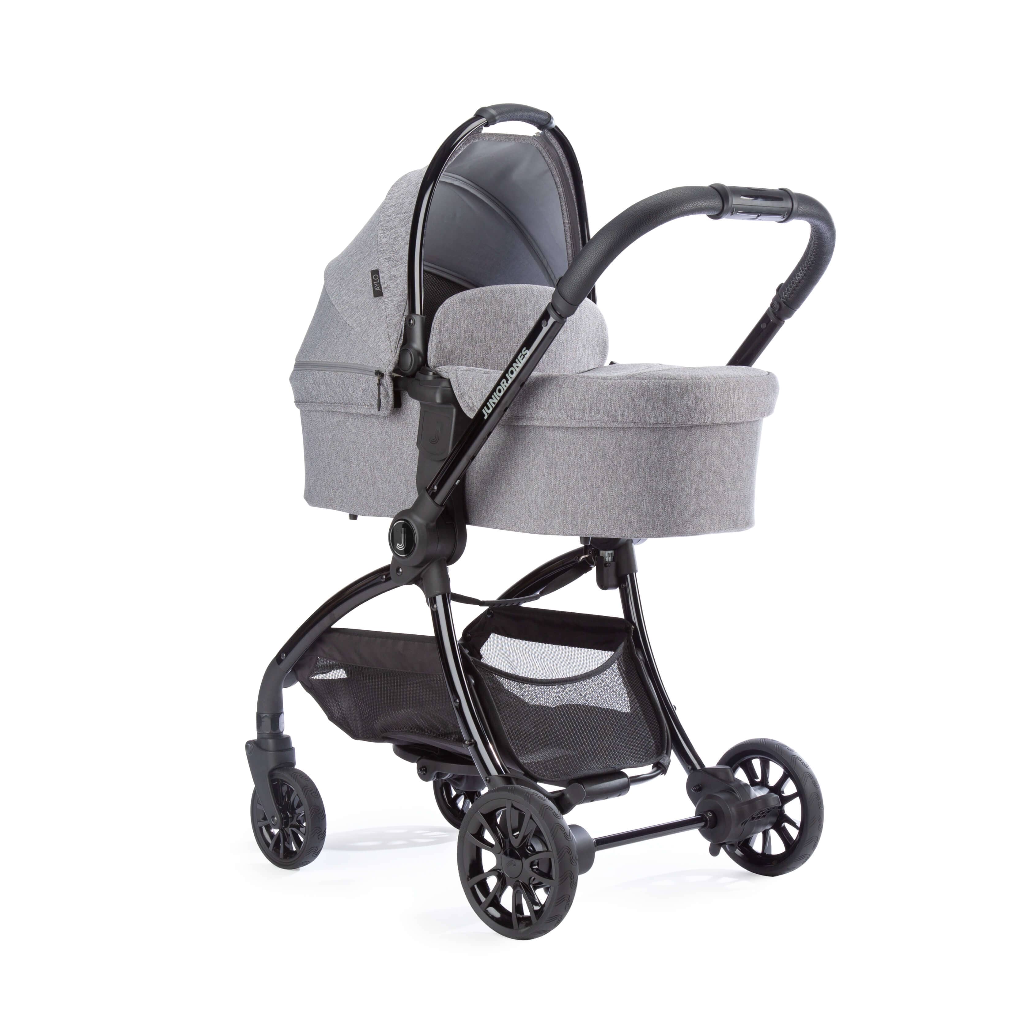 Junior Jones Aylo Grey Marl 7pc Travel System inc Joie Oyster Car Seat juniorjones 