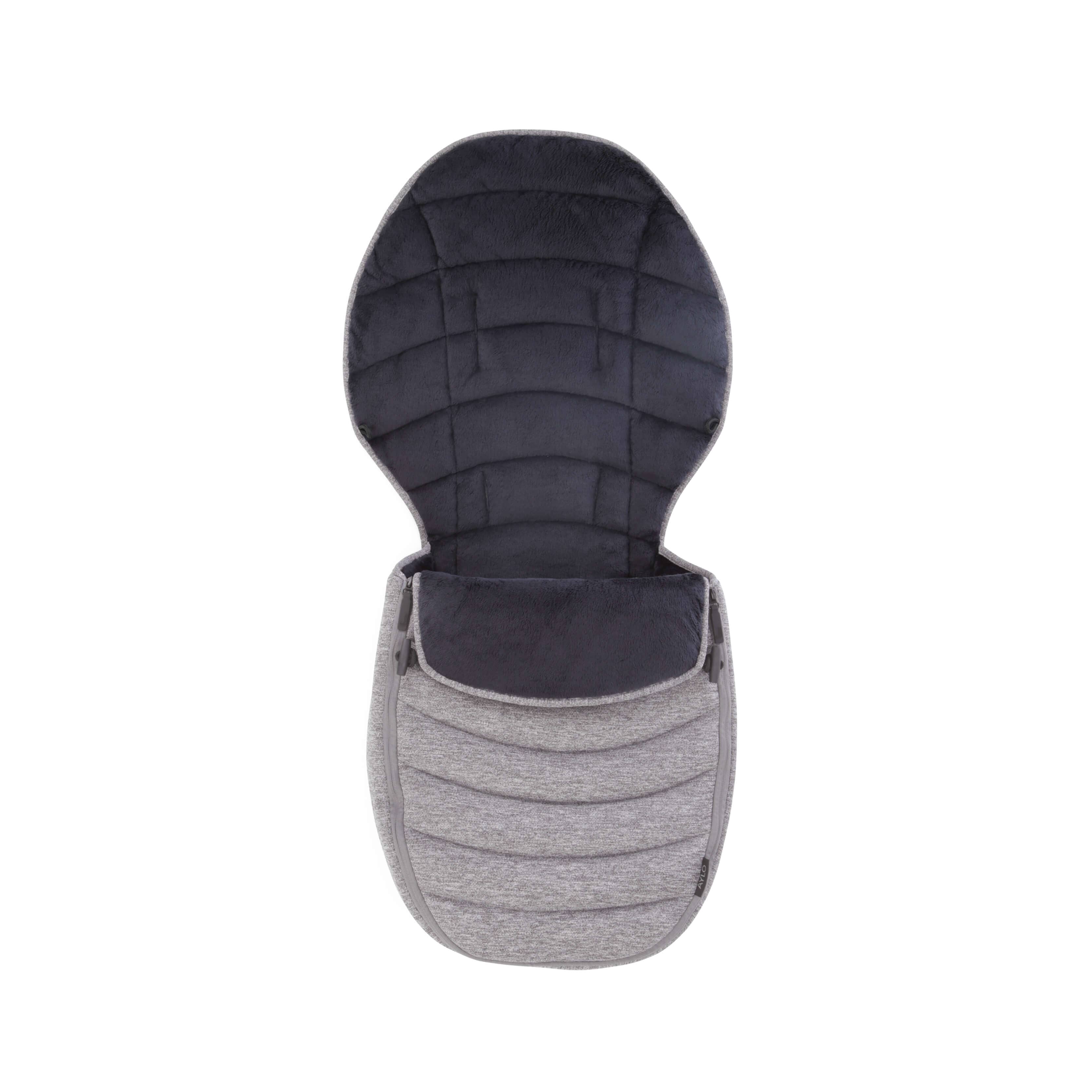 Junior Jones Aylo Luxury Footmuff Grey Marl juniorjones 