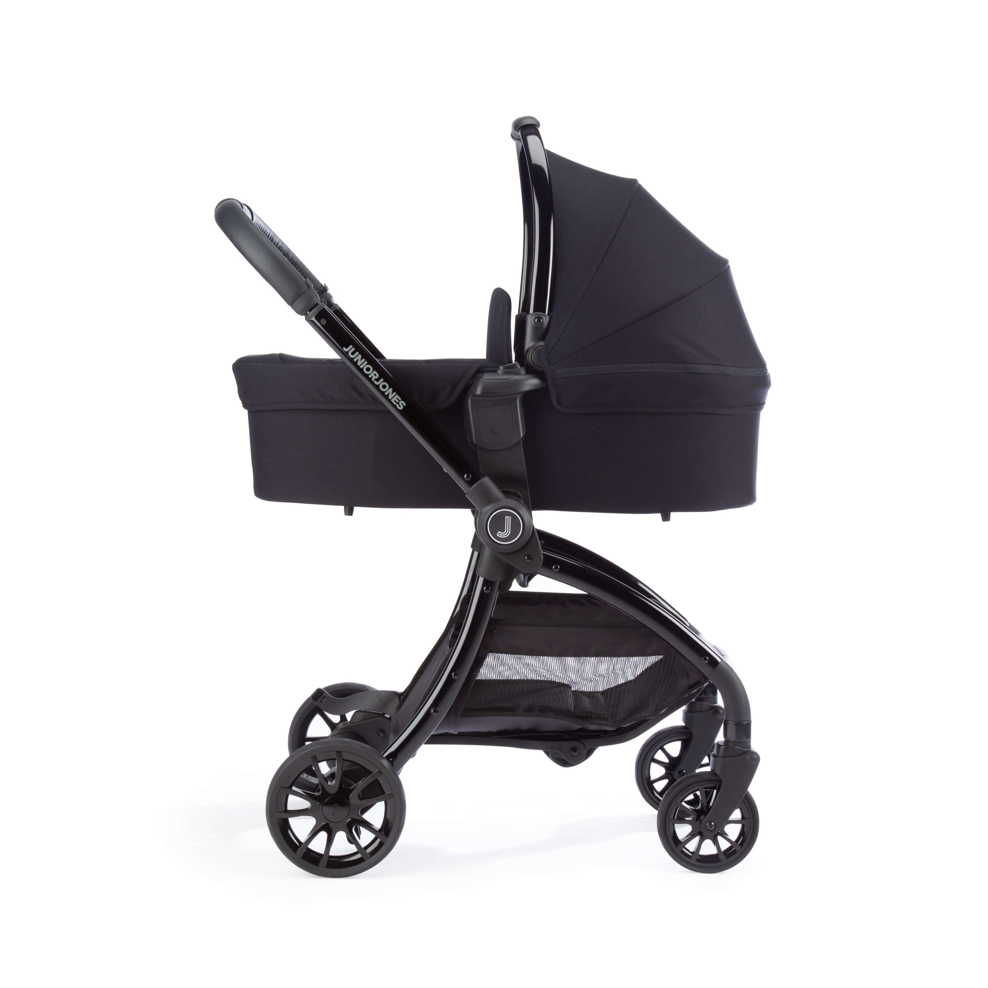 Junior Jones Aylo Rich Black 6pc Travel System inc Doona Nitro Black Car Seat juniorjones 