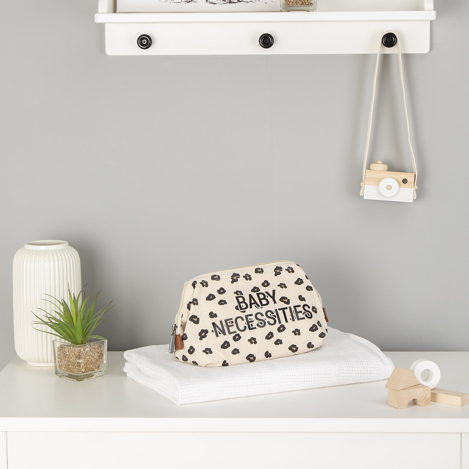Baby Necessities Canvas Leopard Bag Childhome 
