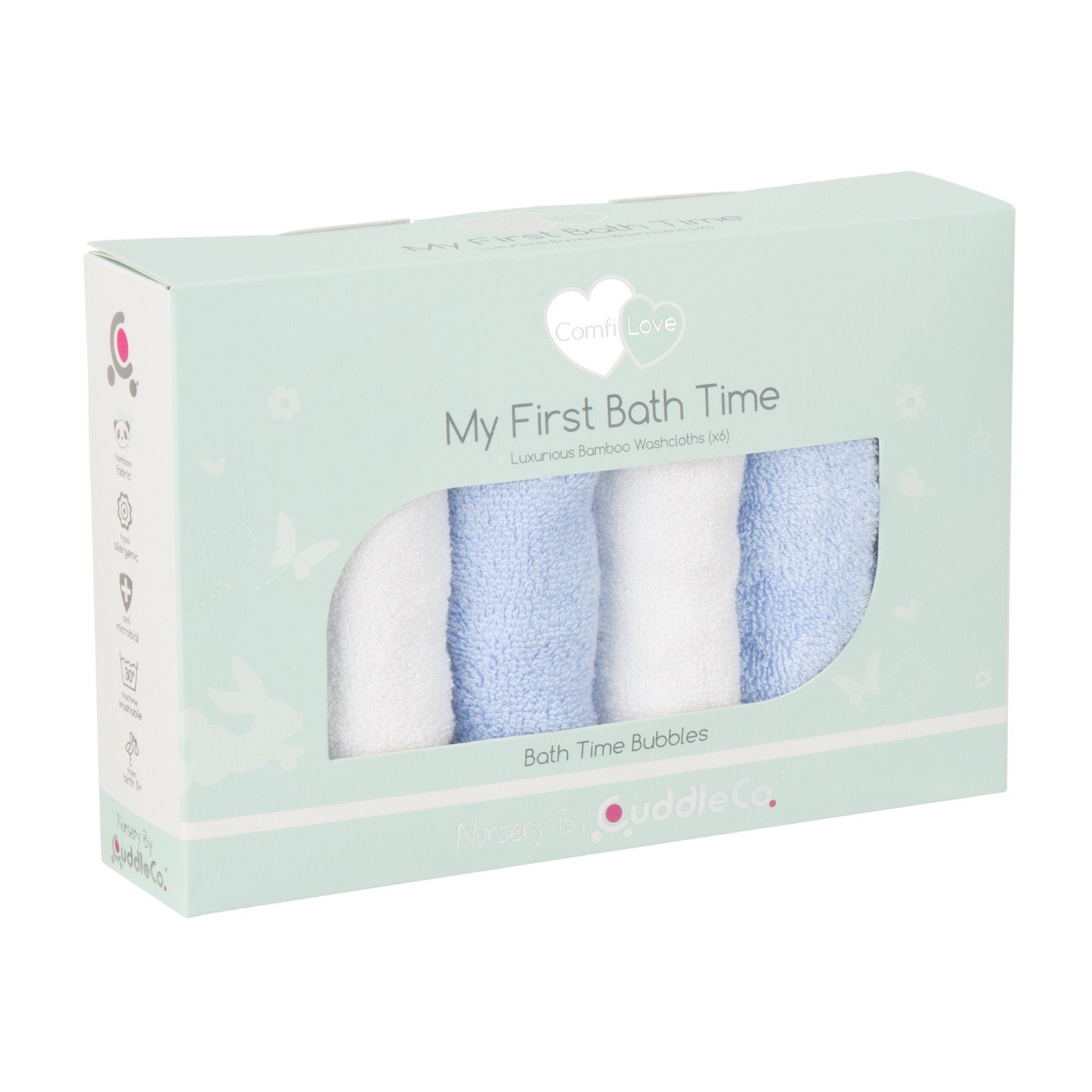 Comfi-Love My First Bath Time - Blue / White Nursery cuddleco 