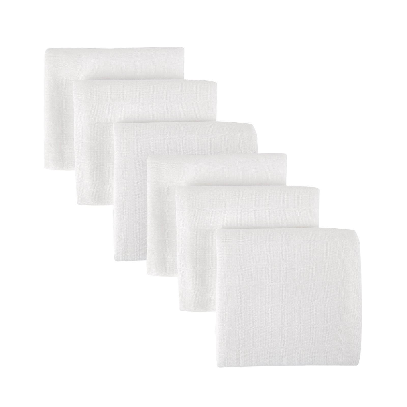 Organic Cotton Muslins 6 Pack