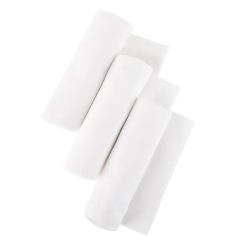 Mother&Baby Organic Cotton Muslins 6 Pack - White Mother & Baby 