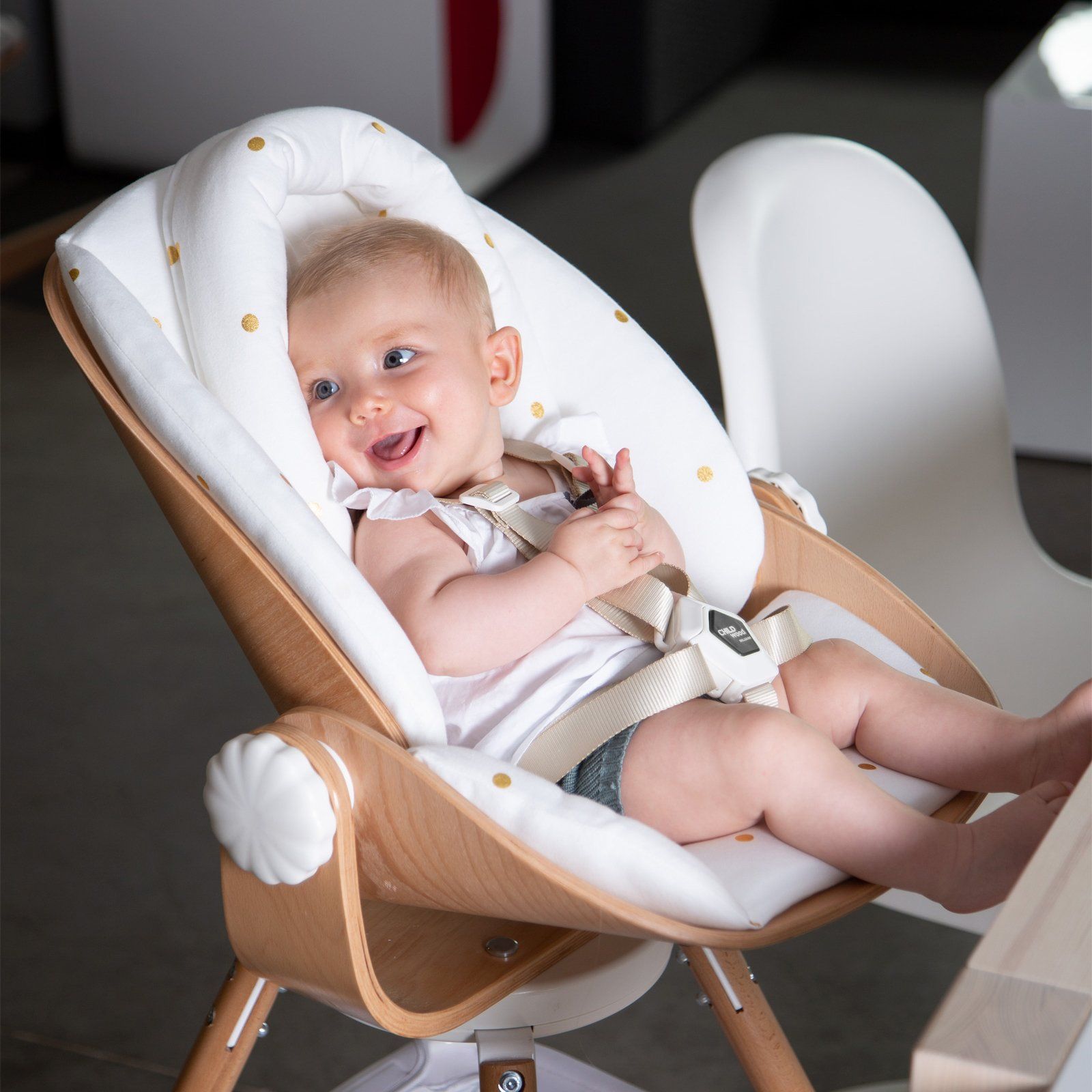Evolu Newborn Seat Natural / White by Childhome 