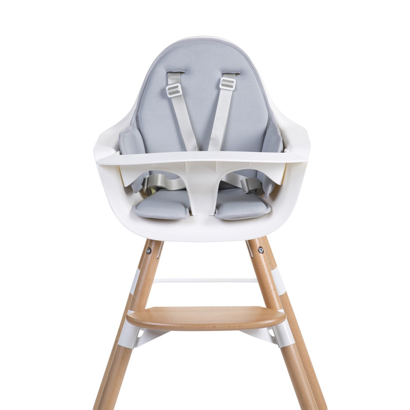 Evolu high chair Seat Cushion - Neoprene Light Grey by Childhome 