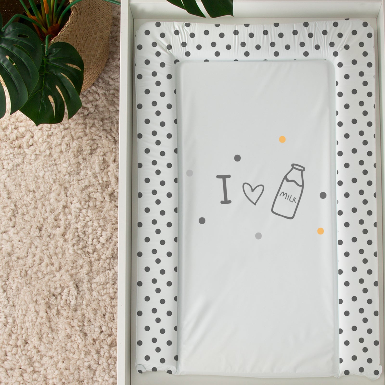 Changing Mat - I Love Milk Changing Mats & Trays CuddleCo 