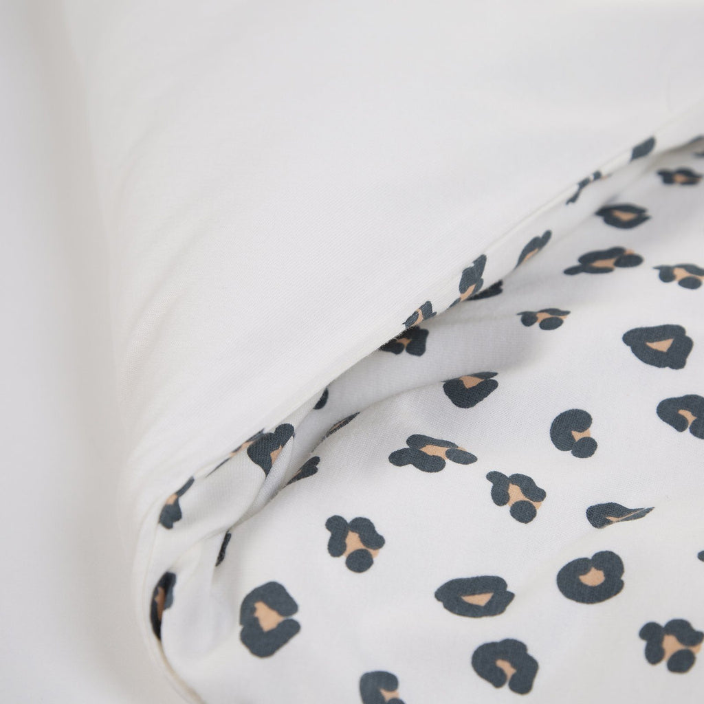 Jersey Leopard Duvet Cover + Pillowcover 100 x 140cm Childhome 