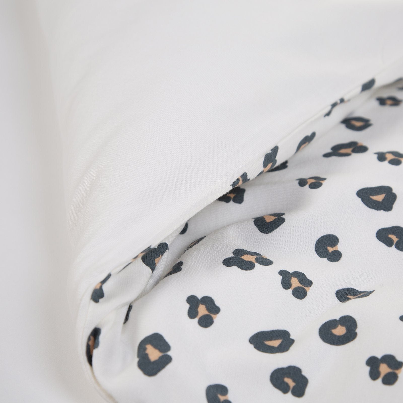 Jersey Leopard Duvet Cover + Pillowcover 100 x 140cm Childhome 