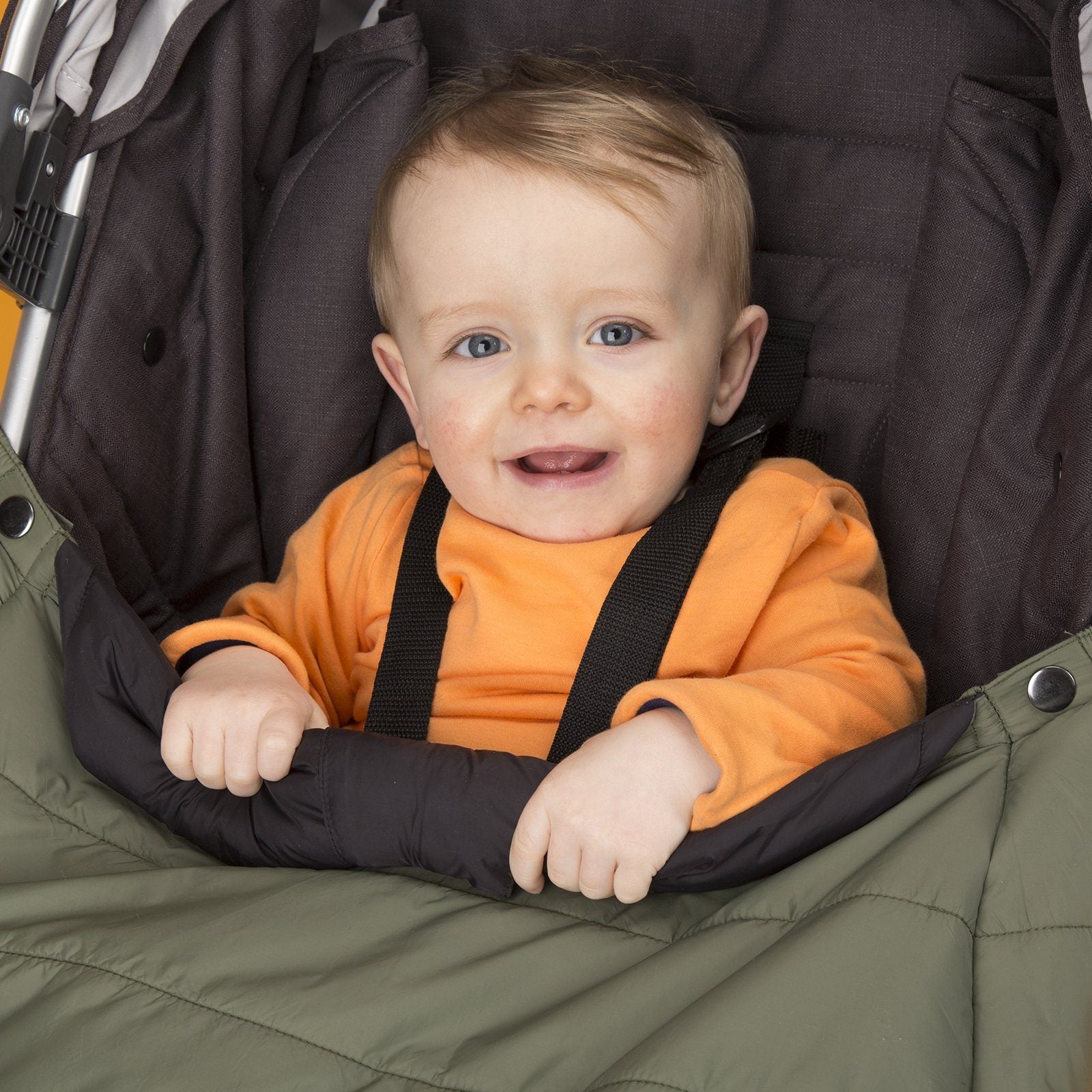 Comfi-Cape 2in1 Carrier Cape and Stroller Liner - Khaki On The Go cuddleco 