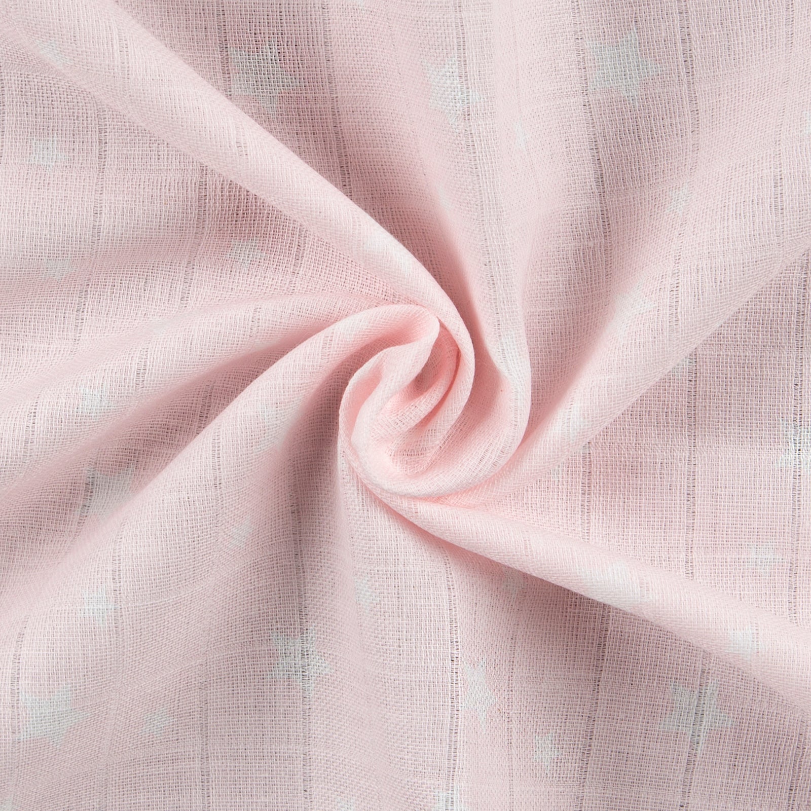 Mother&Baby Organic Cotton Muslins 6 Pack - Pink Star Burp Cloths Mother&Baby 