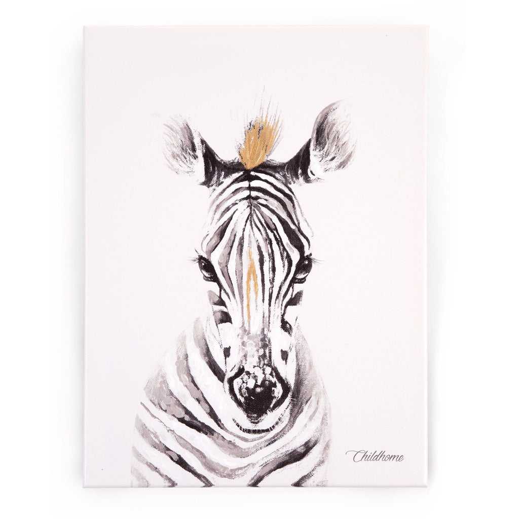 Oil Painting Zebra Head Nursery Decor Childhome 