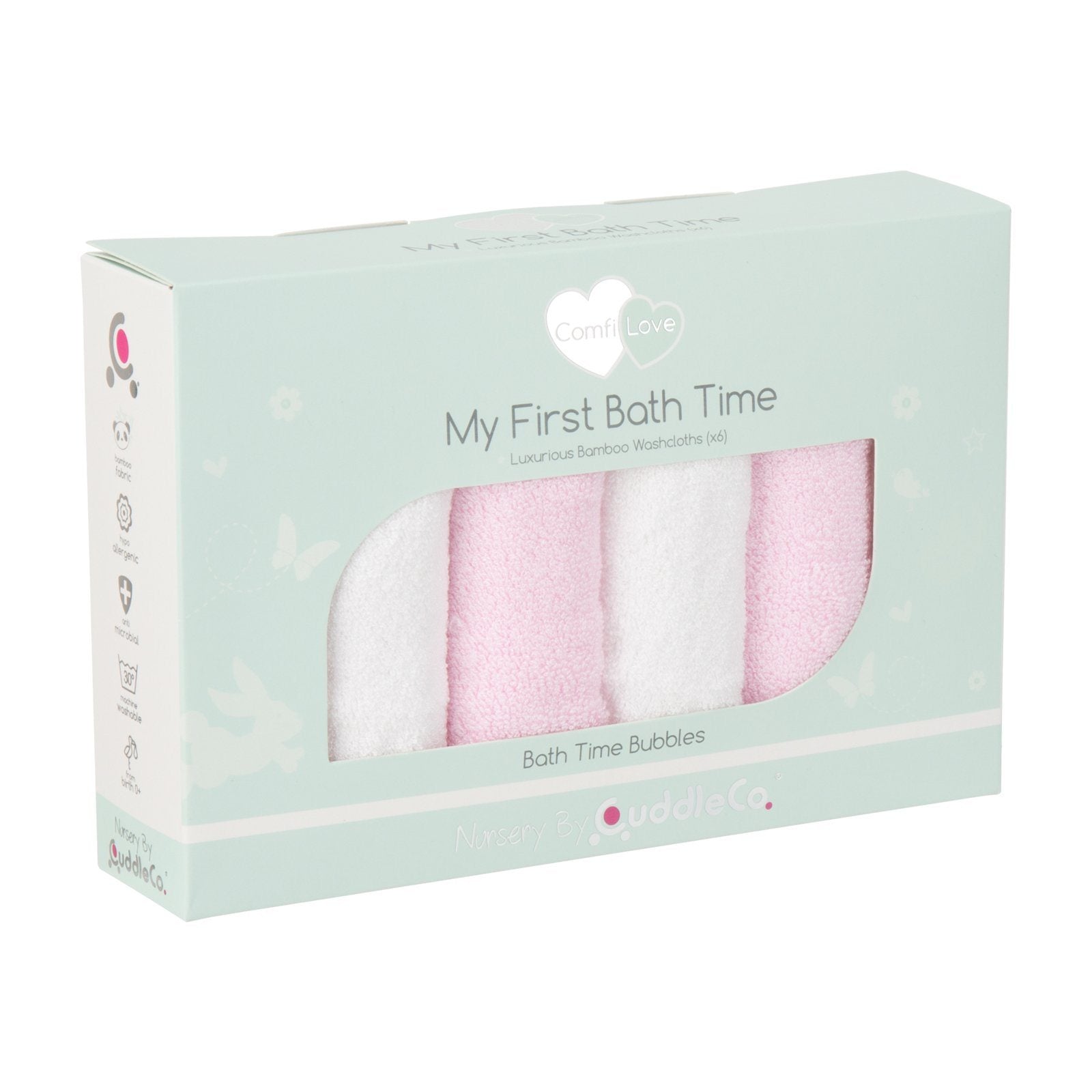 Comfi-Love My First Bath Time - Pink / White Nursery cuddleco 