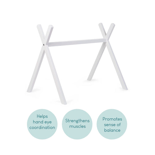 Tipi Play Gym Frame White Play Gyms Childhome 