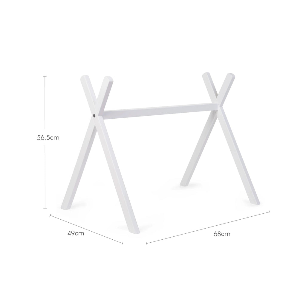 Tipi Play Gym Frame White Play Gyms Childhome 