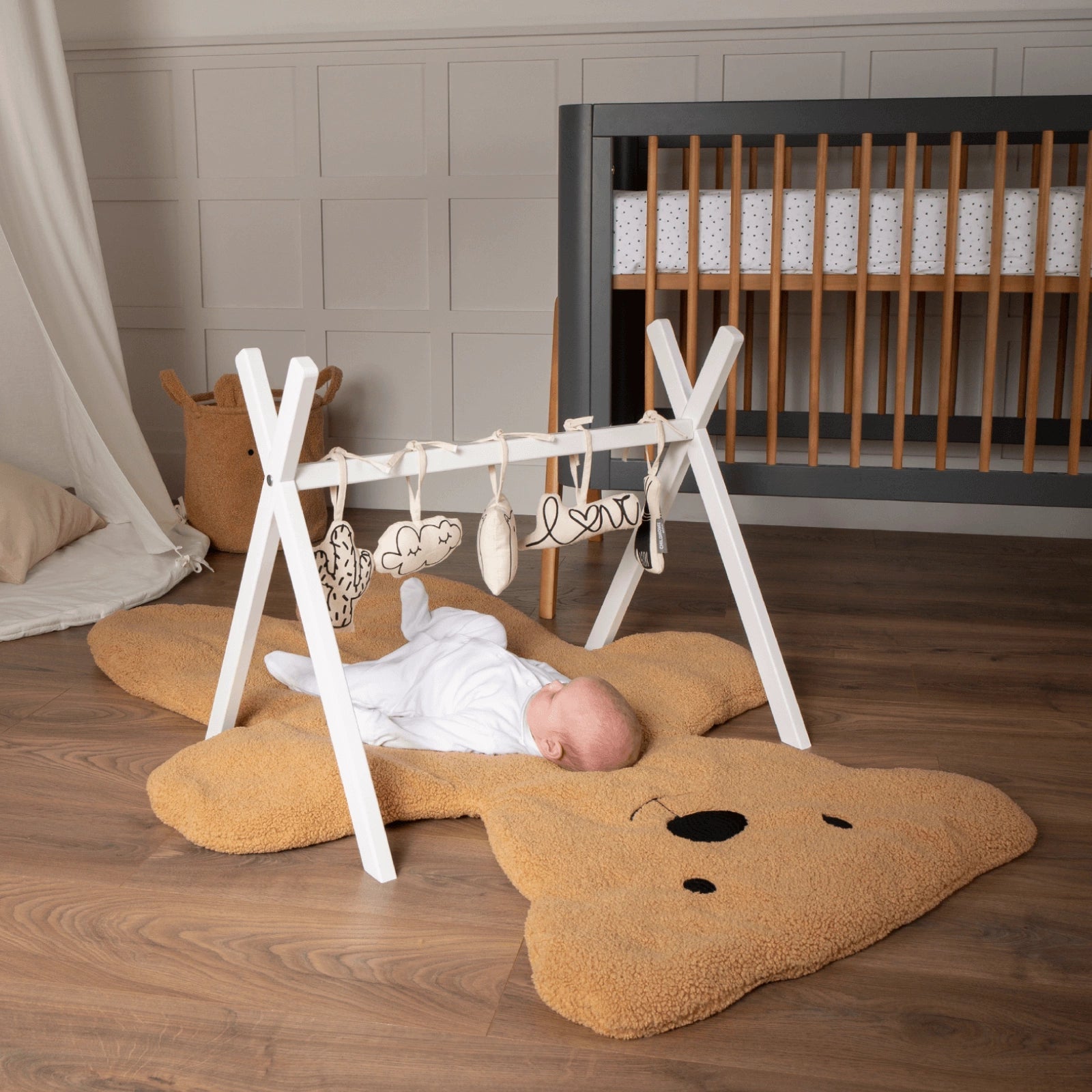 Tipi Play Gym Frame White Play Gyms Childhome 